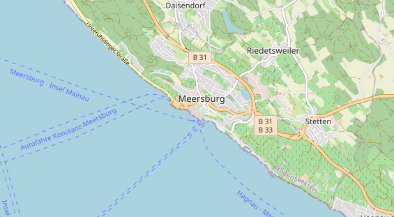 Excursiebestemming op kaart