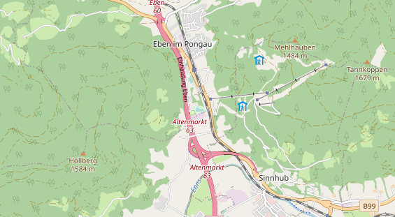 Ausflugsziel auf Karte