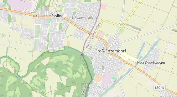 Destinazione dell'escursione sulla carta