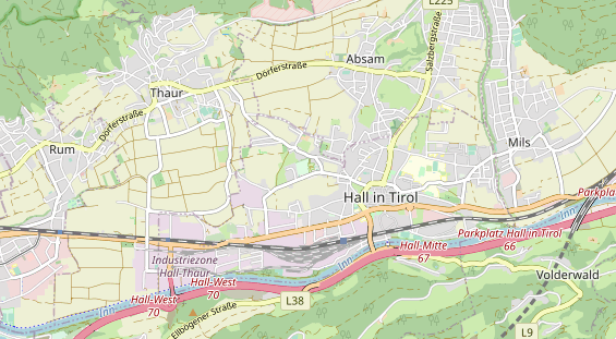 Ausflugsziel auf Karte