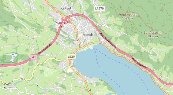 Destination d'excursion sur la carte