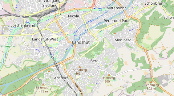 Destination d'excursion sur la carte