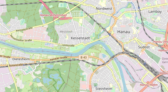 Destination d'excursion sur la carte