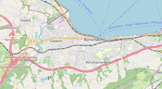 Excursiebestemming op kaart