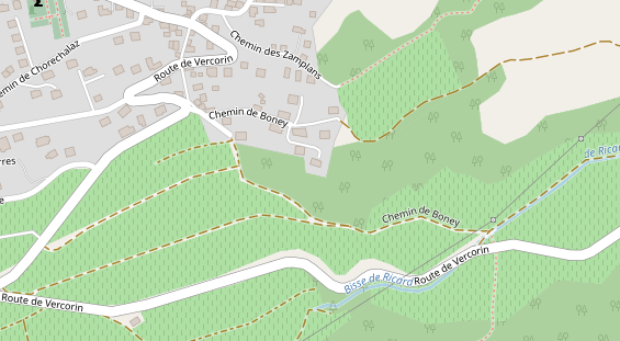 Destination auf Karte