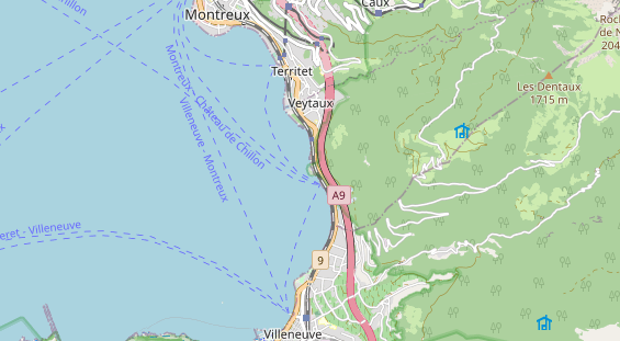 Ausflugsziel auf Karte