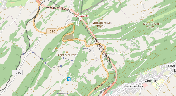 Ausflugsziel auf Karte