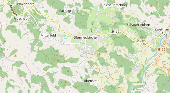 Ausflugsziel auf Karte