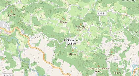 Destination d'excursion sur la carte