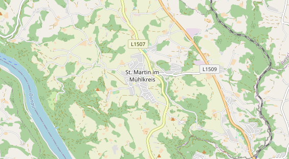 Excursiebestemming op kaart