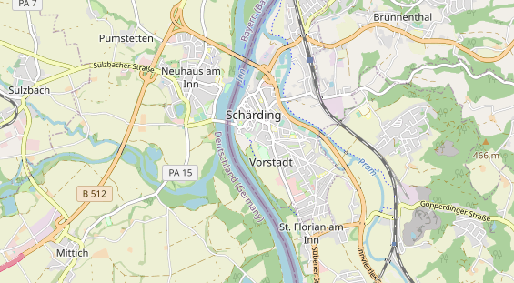 Destination d'excursion sur la carte