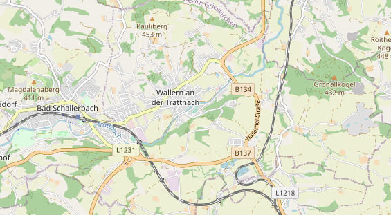 Ausflugsziel auf Karte