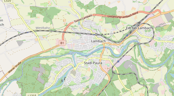 Destination d'excursion sur la carte