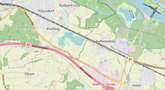 Destination d'excursion sur la carte