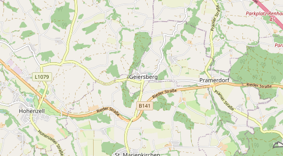 Destination d'excursion sur la carte