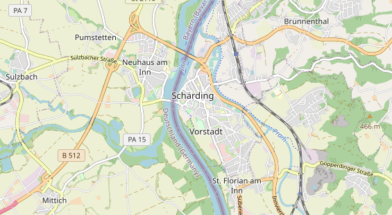 Destination d'excursion sur la carte