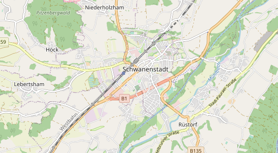 Destinazione dell'escursione sulla carta