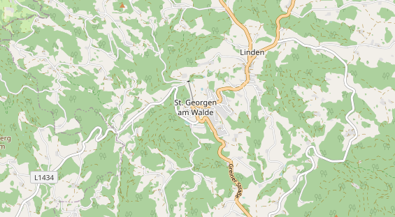 Destinazione dell'escursione sulla carta