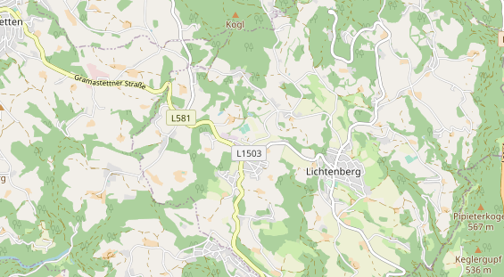 Ausflugsziel auf Karte