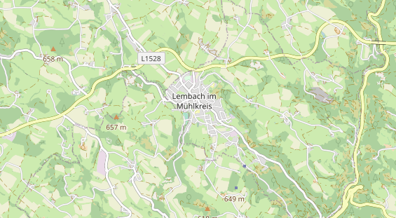 Excursiebestemming op kaart