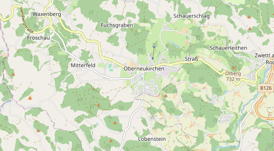 Ausflugsziel auf Karte