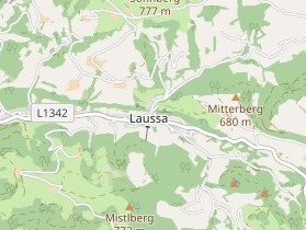 Destination d'excursion sur la carte