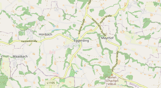 Excursiebestemming op kaart