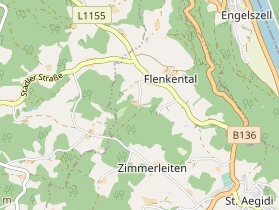 Excursiebestemming op kaart