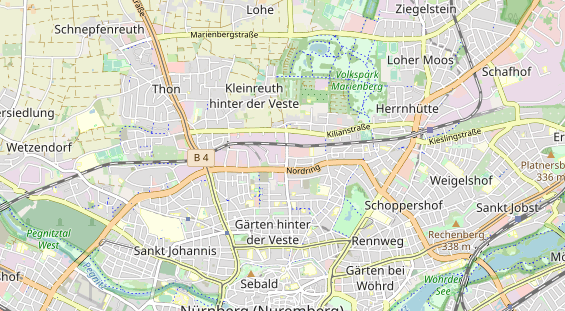 Ausflugsziel auf Karte