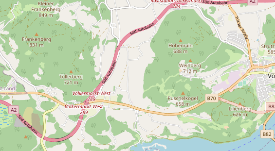 Ausflugsziel auf Karte
