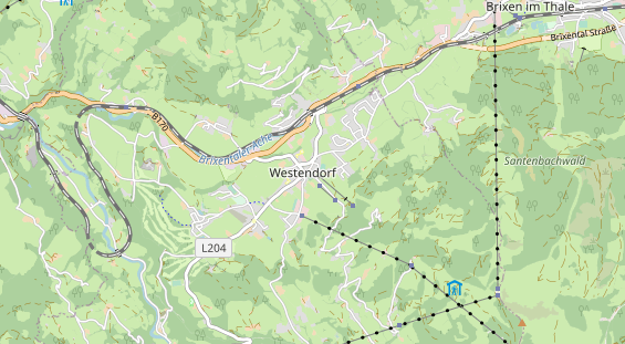 Ausflugsziel auf Karte