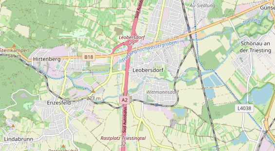 Ausflugsziel auf Karte