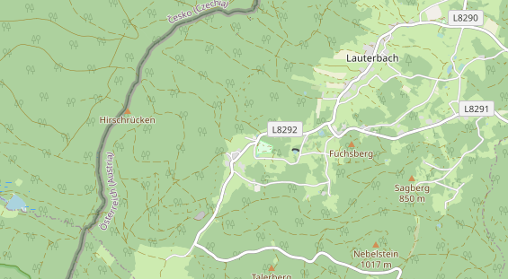 Destination d'excursion sur la carte