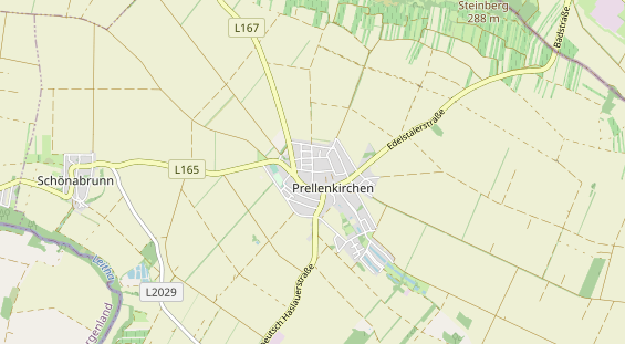 Excursiebestemming op kaart