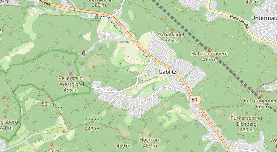 Ausflugsziel auf Karte