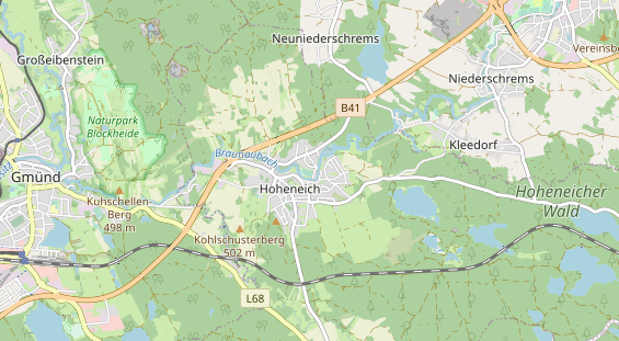 Ausflugsziel auf Karte