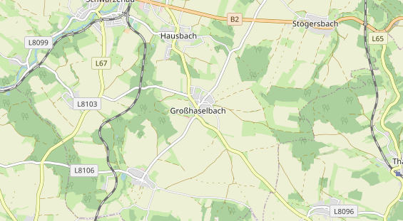 Excursiebestemming op kaart