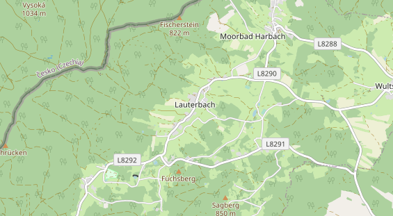 Destination d'excursion sur la carte