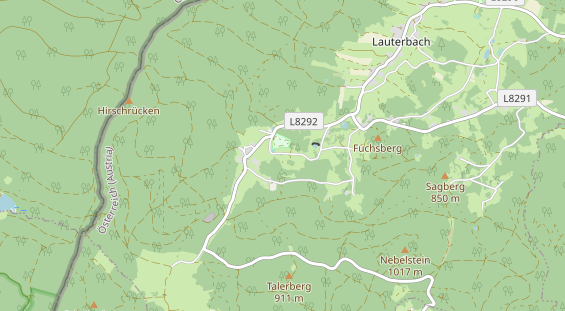 Excursiebestemming op kaart