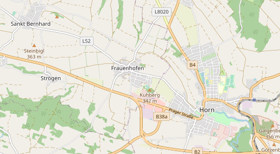 Destinazione dell'escursione sulla carta