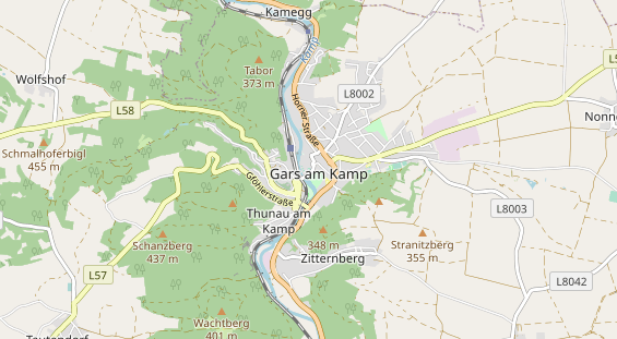 Ausflugsziel auf Karte