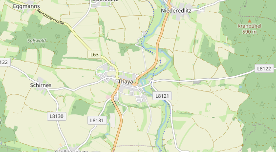 Destinazione dell'escursione sulla carta