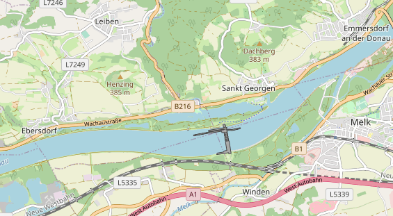 Ausflugsziel auf Karte