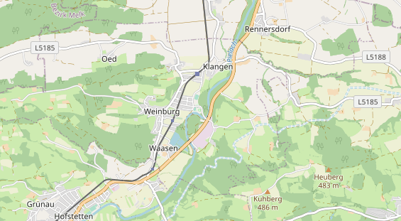 Destination d'excursion sur la carte