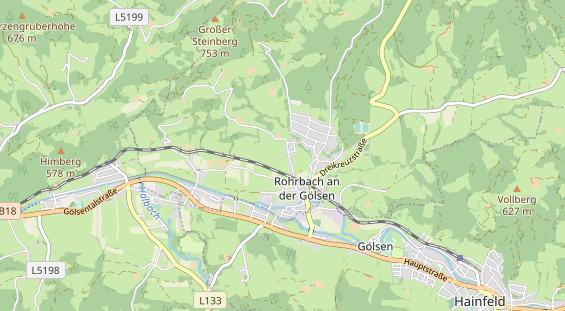 Excursiebestemming op kaart