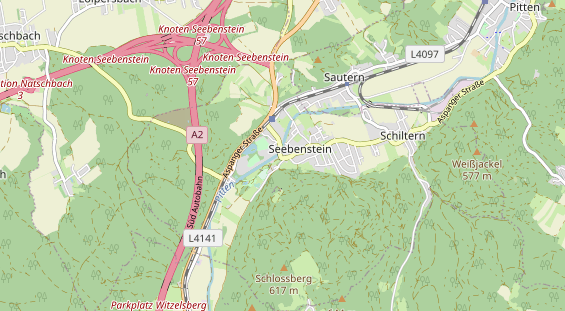 Ausflugsziel auf Karte