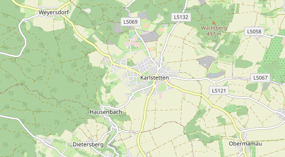 Ausflugsziel auf Karte