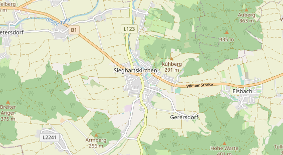 Ausflugsziel auf Karte