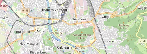 Destination d'excursion sur la carte