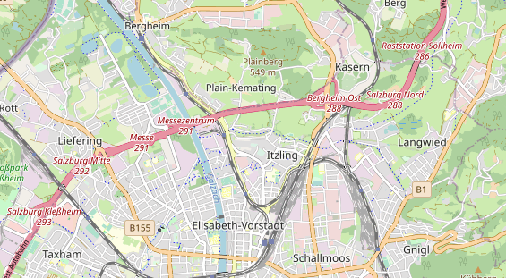 Ausflugsziel auf Karte